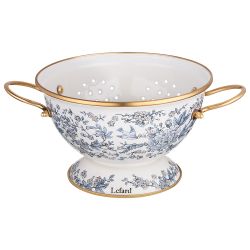 ДУРШЛАГ LEFARD ЭМАЛИРОВАННЫЙ, СЕРИЯ ROYAL GARDEN, 22*13 СМ