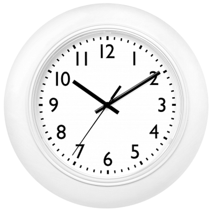 Часы настенные "Белая классика" 30,5см