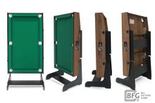 Бильярд BFG Compact Moby 4 (Аризона) (Пул, аризона/черный (ЛДСП), ЛДСП_16, Сукно Euro Pro 30 ш1.98м, Х/б сетка)