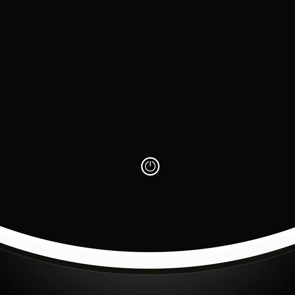 Зеркало LED VLM-3DE800 800x800 c сенсорным выключателем и диммером