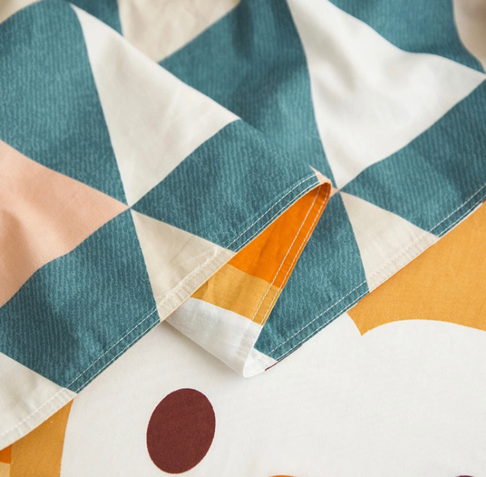 Постельное белье 1.5 Полуторка Сатин Детское Обезьянка