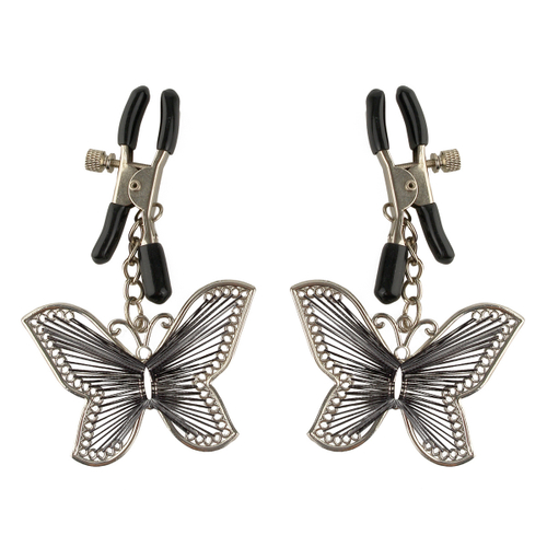 Зажимы на соски Pipedream Butterfly Nipple Clamps, регулируемые