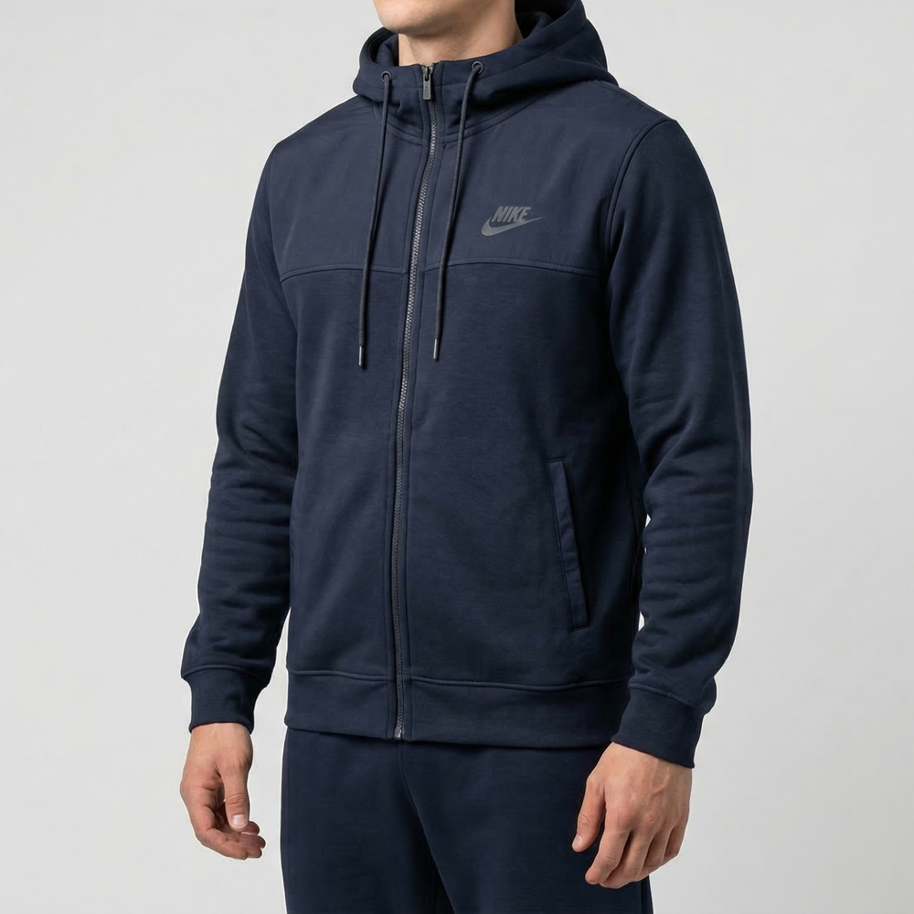 Худи Zip Nike #5 • Темно-синий
