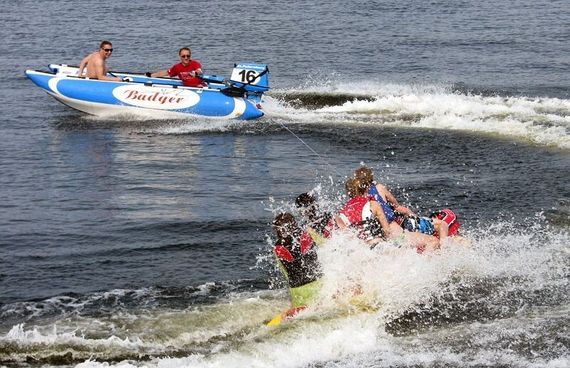 Надувной катамаран Badger FC 410 Black&amp;White