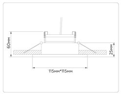 Ambrella Встраиваемый светильник GX53 GX Standard tech TN52342