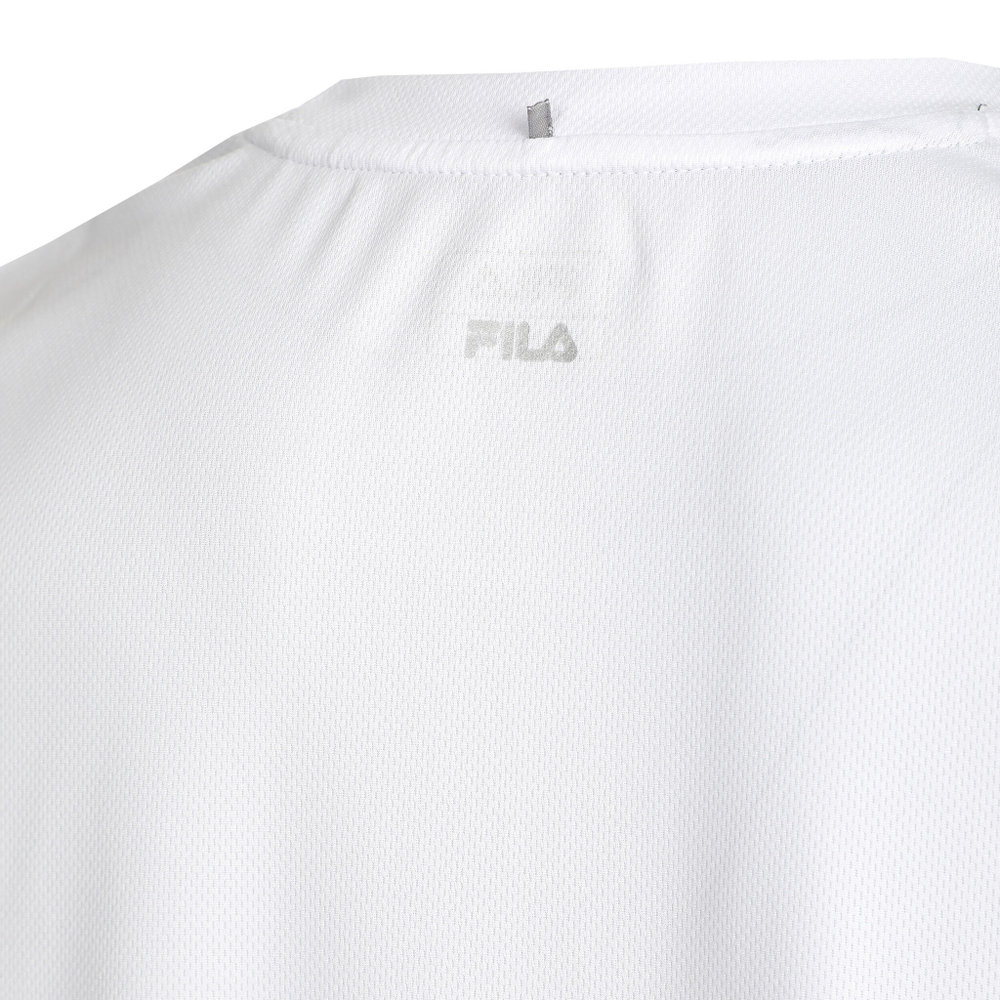 Мужское теннисное поло Fila Logo Men - White, Dark Blue
