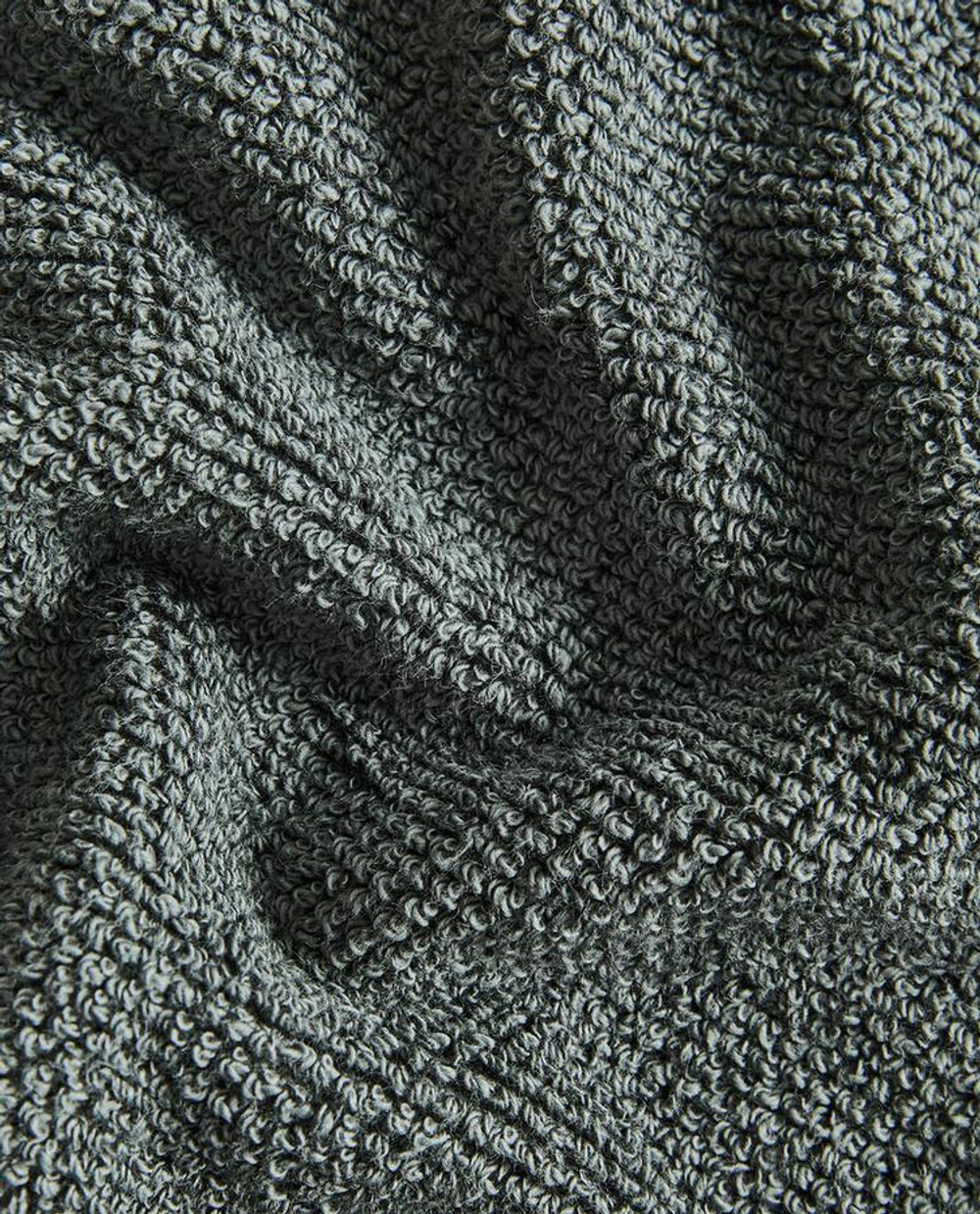 ZARA HOME НАБОР ХЛОПКОВЫХ ПОЛОТЕНЕЦ ДЛЯ РУК (3 ШТ.), ЗЕЛЕНЫЙ