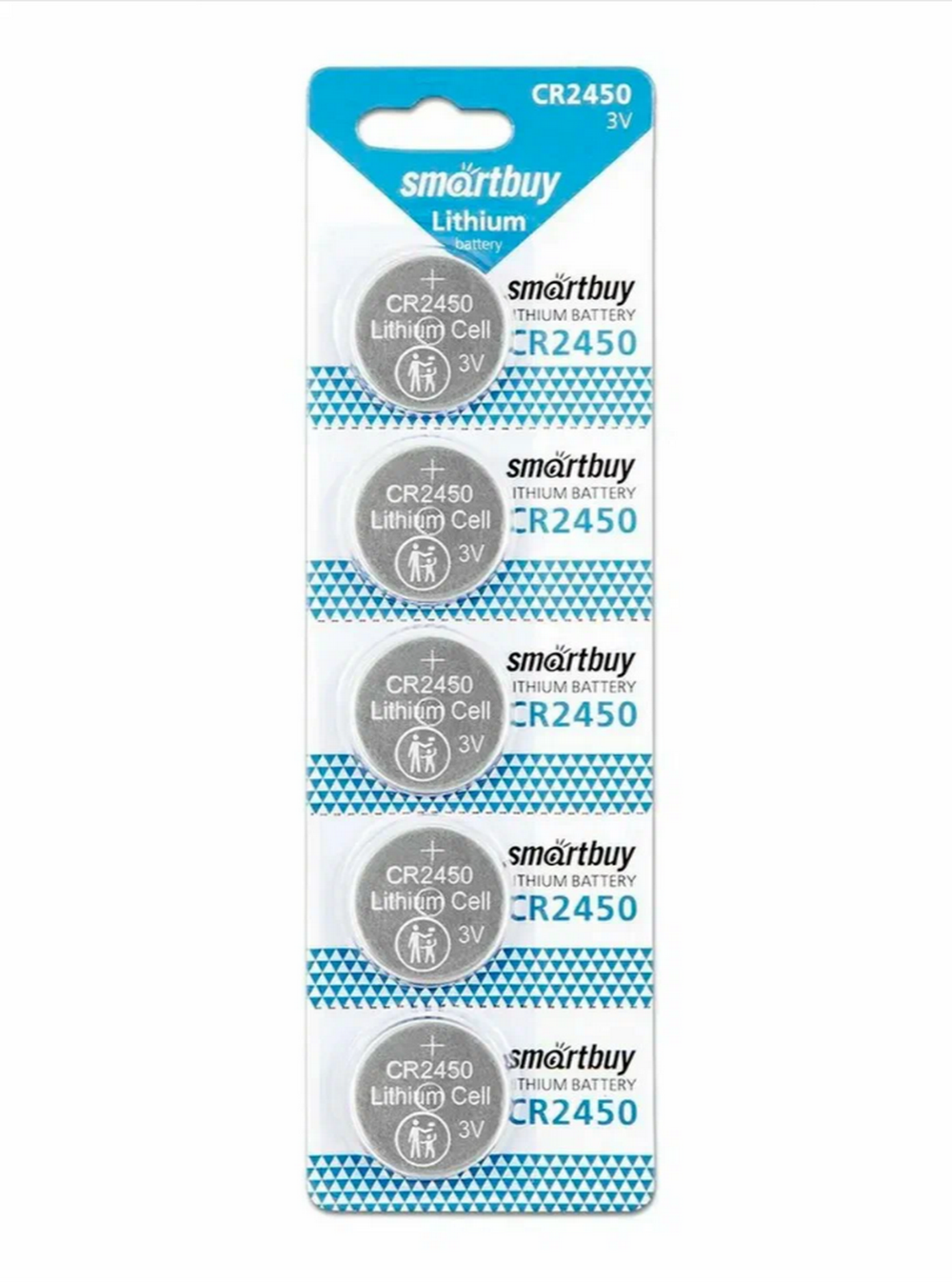 Батарейка CR 2450 Smartbuy (5шт./уп.)