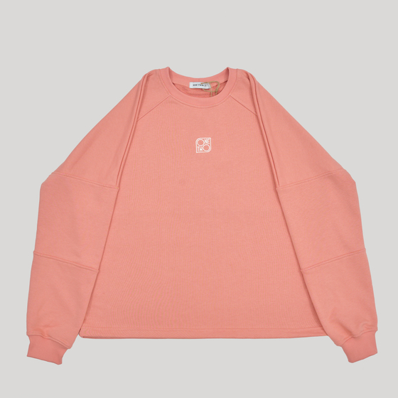 Raglan Sweatshirt LOGO Coral Haze