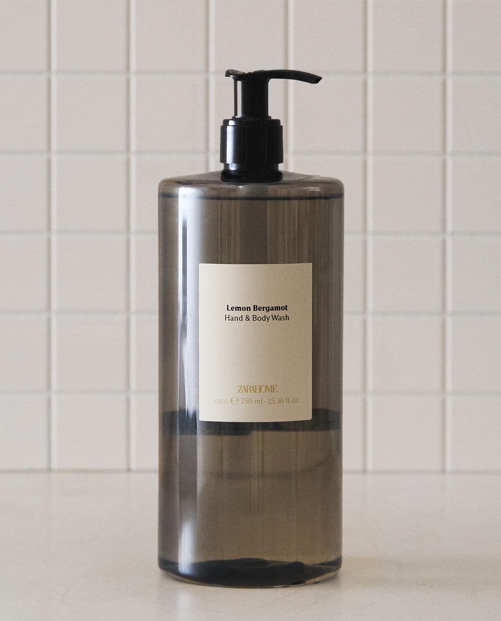 Zara Home Жидкое мыло Lemon Bergamot 750 мл для рук и тела, парфюмированное, аромат свежий цитрусовый