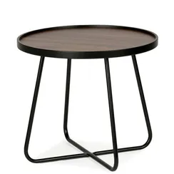 Кофейный стол Calipa Ø60х55 см, шпон ореха