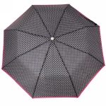 Зонт женский полуавтомат «Ультрамарин - Ореон», цвет микс, 8 спиц, d-100см, длина в слож. виде 30см