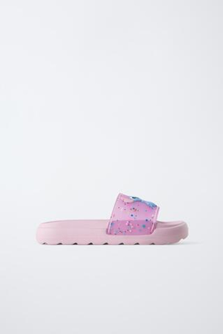 ZARA ПЛЯЖНЫЕ ТАПОЧКИ «ЛИЛО И СТИЧ» © DISNEY, ФИОЛЕТОВЫЙ