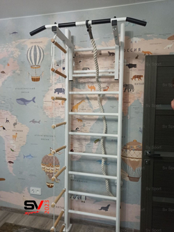 Монтаж шведской стенки Sv Sport в пеноблочные, газоблочные стены