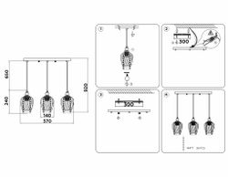 Ambrella Подвесной светильник со сменной лампой Traditional TR3613