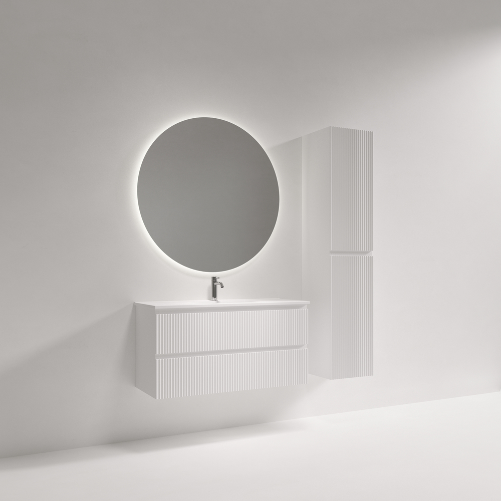 Тумба подвесная Sancos Snob R 995х390х500, Bianco, SNR100/39W