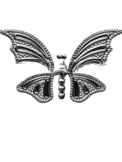 Кованый элемент бабочка 108х66 мм, 1 шт.