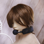 Фиксаторы рук и шеи с кляпом черный