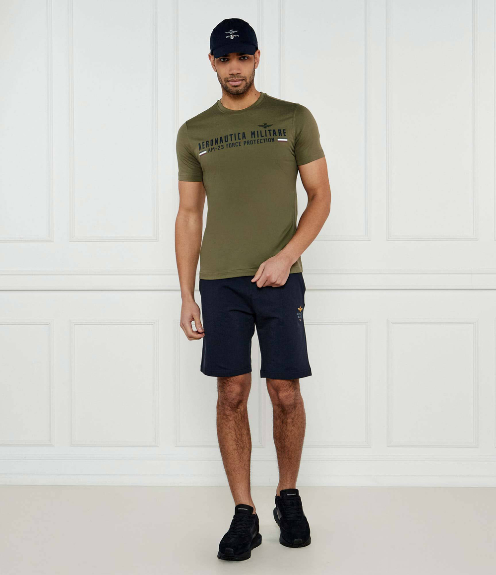 Футболка Aeronautica Militare - оливковый(TS1942J538)