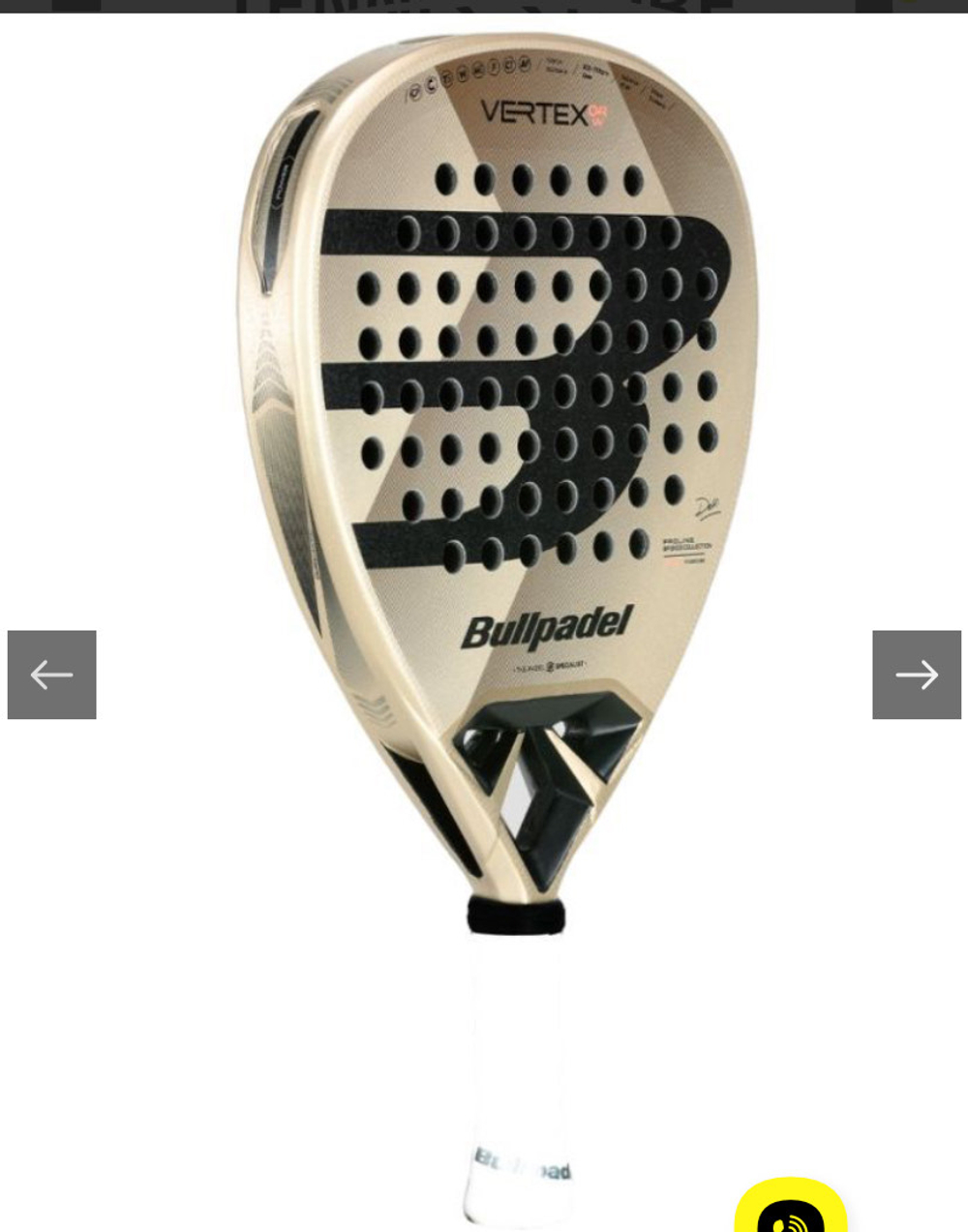 BULLPADEL, PALA VERTEX 04 W 25, 365 - 375g, (Women), Padel Racket