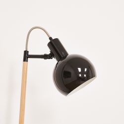 UML-T702 E14 BLACK Торшер напольный под лампу Е14. 60W. с регулировкой наклона. Механический выключатель. Черный. ТМ Uniel