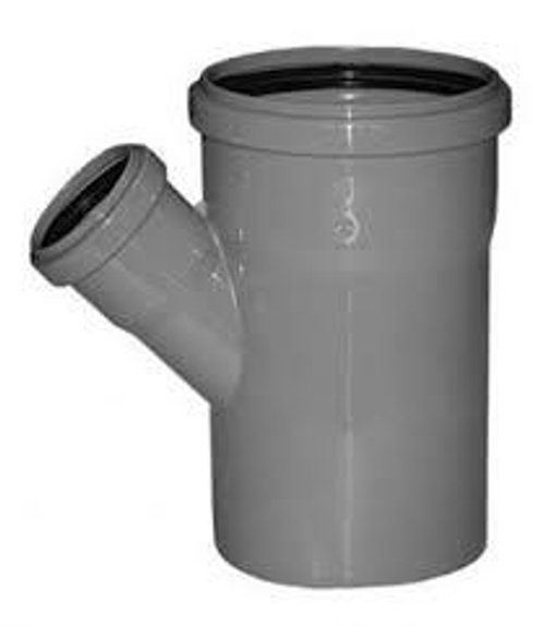 Тройник 110/50/45°, серый, Ostendorf HT 115220