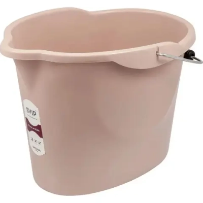 Ведро Vogue 12 л бежевый (комплект 12 шт)