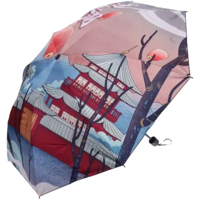 Зонт механический ветроустойчивый, матовая ручка «BESTzontik - World», длина 25см, d-110см