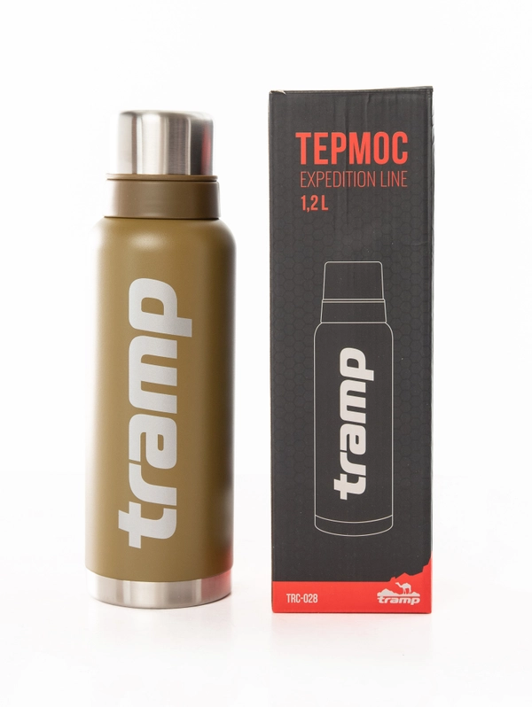 Термос Tramp 1200 мл нержавейка TRC-028 Оливковый