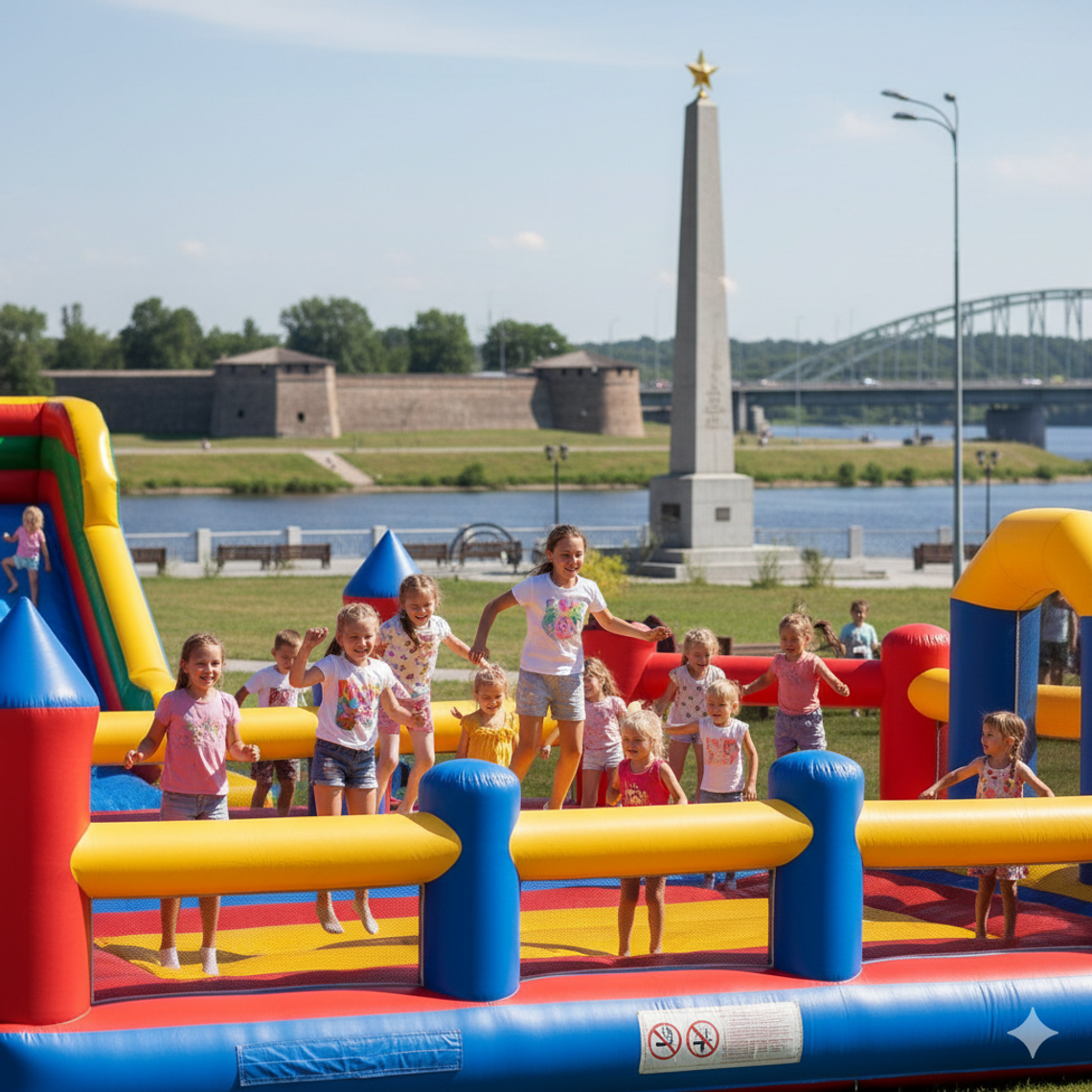 Надувной батут купить в Великих Луках недорого 🎉