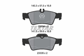 TEXTAR - 2333403-TET - Brake Pad Set, disc brake