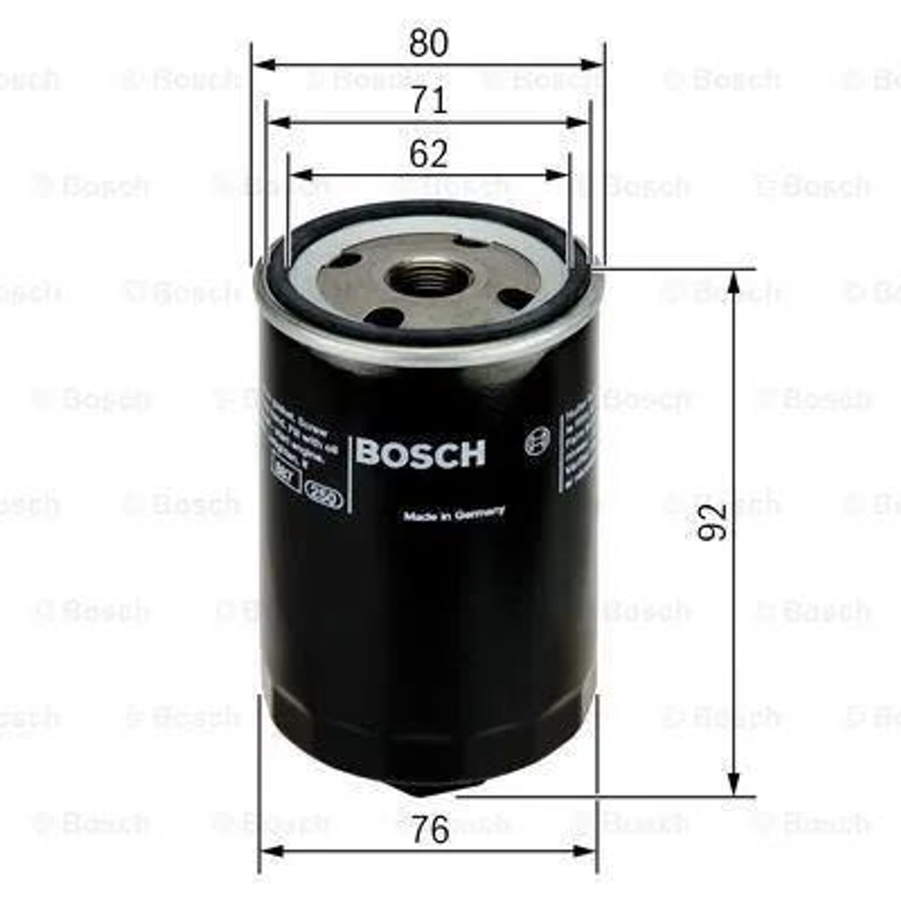 Фильтр масляный BOSCH P3318 (0451103318)