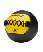 Медбол INSANE IN24-WB200, 1 кг, желтый