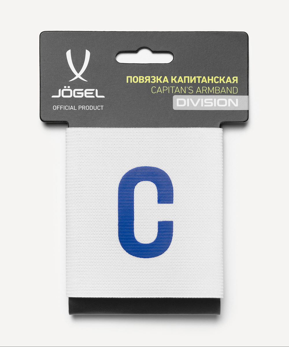 Повязка капитанская DIVISION Armband, белый/синий