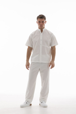 Прямые брюки из уплотненной поливискозы