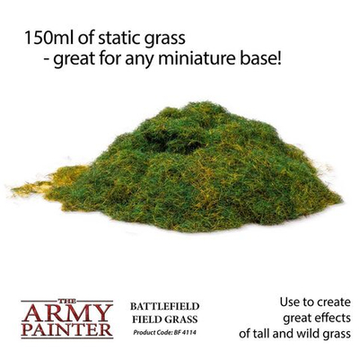 Basing Battlefields Essential Field Grass Static 150ml 4114
