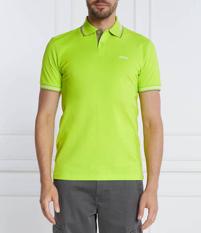 Поло Paul Curved BOSS GREEN - зеленый(50469245)