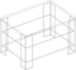 Стол журнальный "Велес-3"