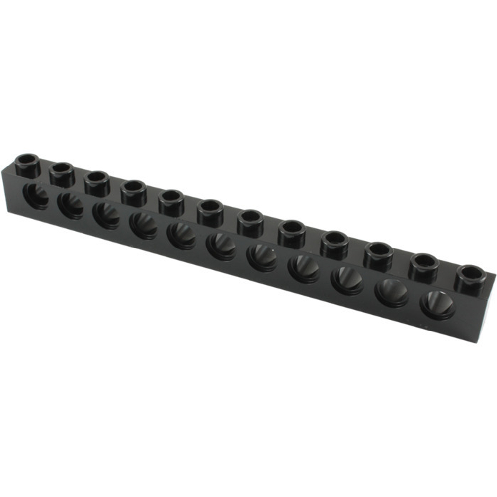Lego 50шт Кирпич 1х12 R4,9 (черный) 389526