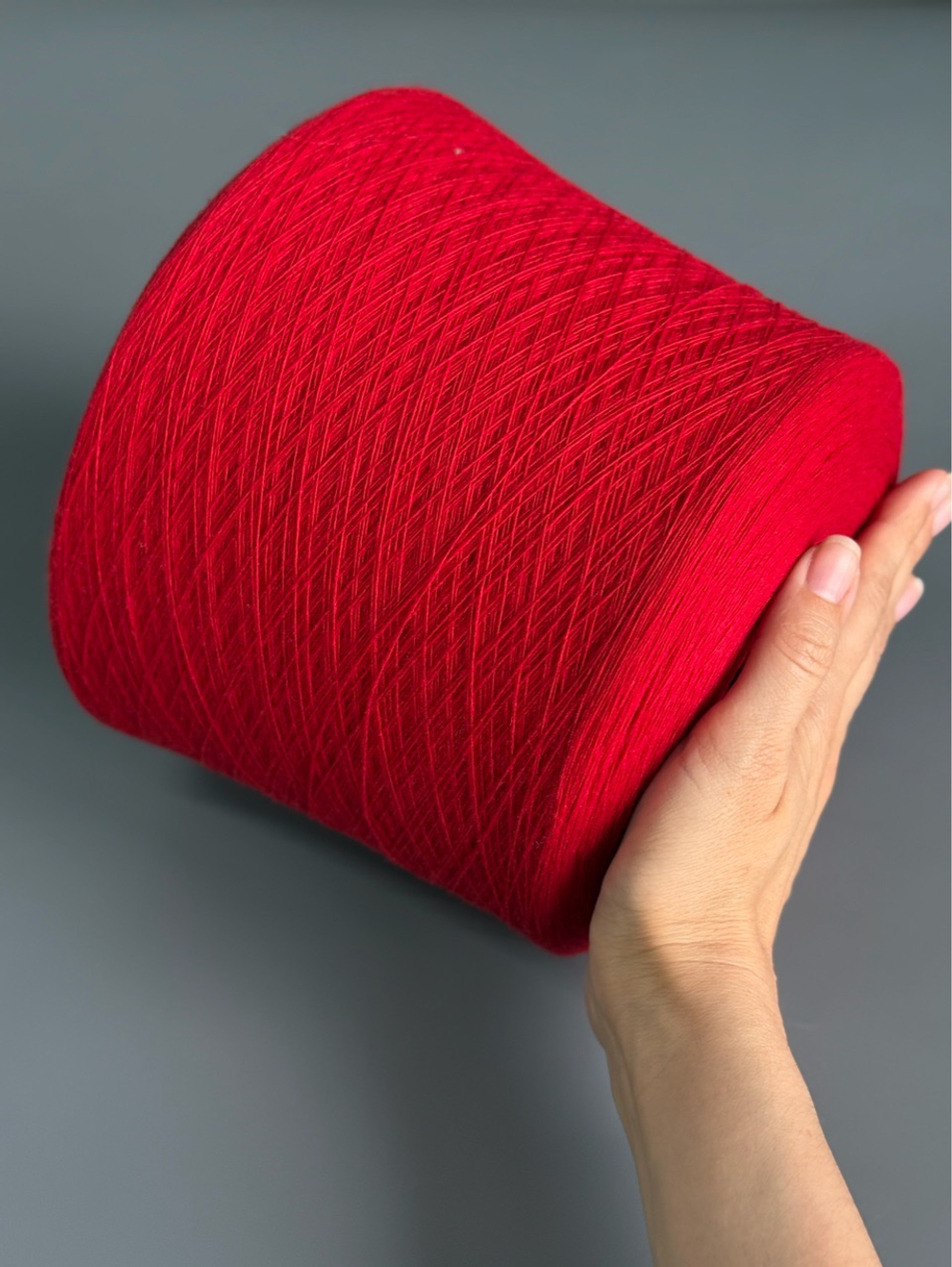 Пряжа NEW MILL SUPER SOFT 1/15 (100% мериносовая шерсть), 1500м/100 гр, красный