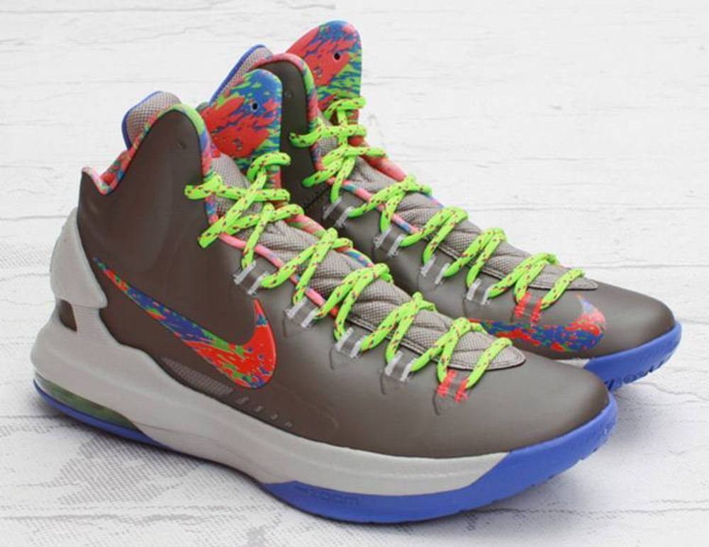 Nike Kd 5 Splatter Hyper Sneakers