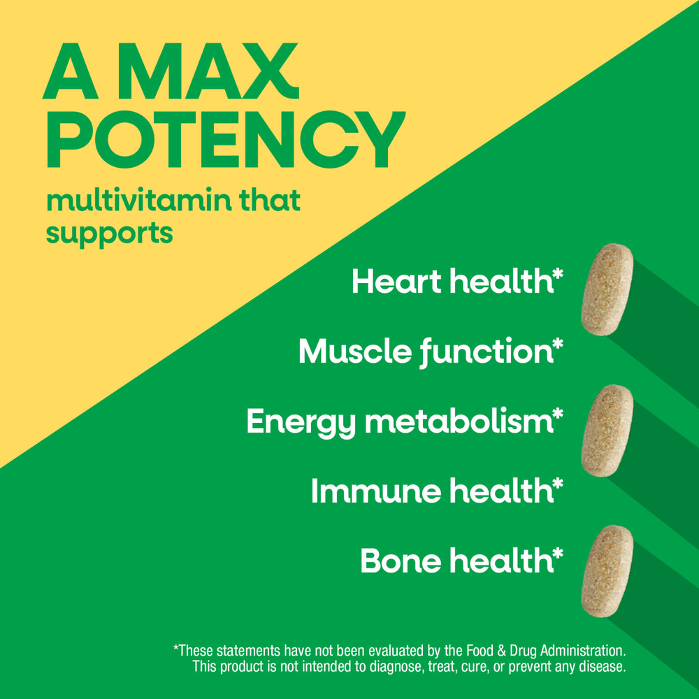 Nature's Way, Alive! Max3 Daily, мультивитаминный комплекс, без добавления железа, 90 таблеток