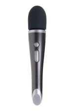 Серый жезловый вибратор Le Stelle HIDRA с нагревом (Цвет: серый)