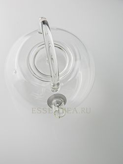 чайник стеклянный с стеклянной ручкой