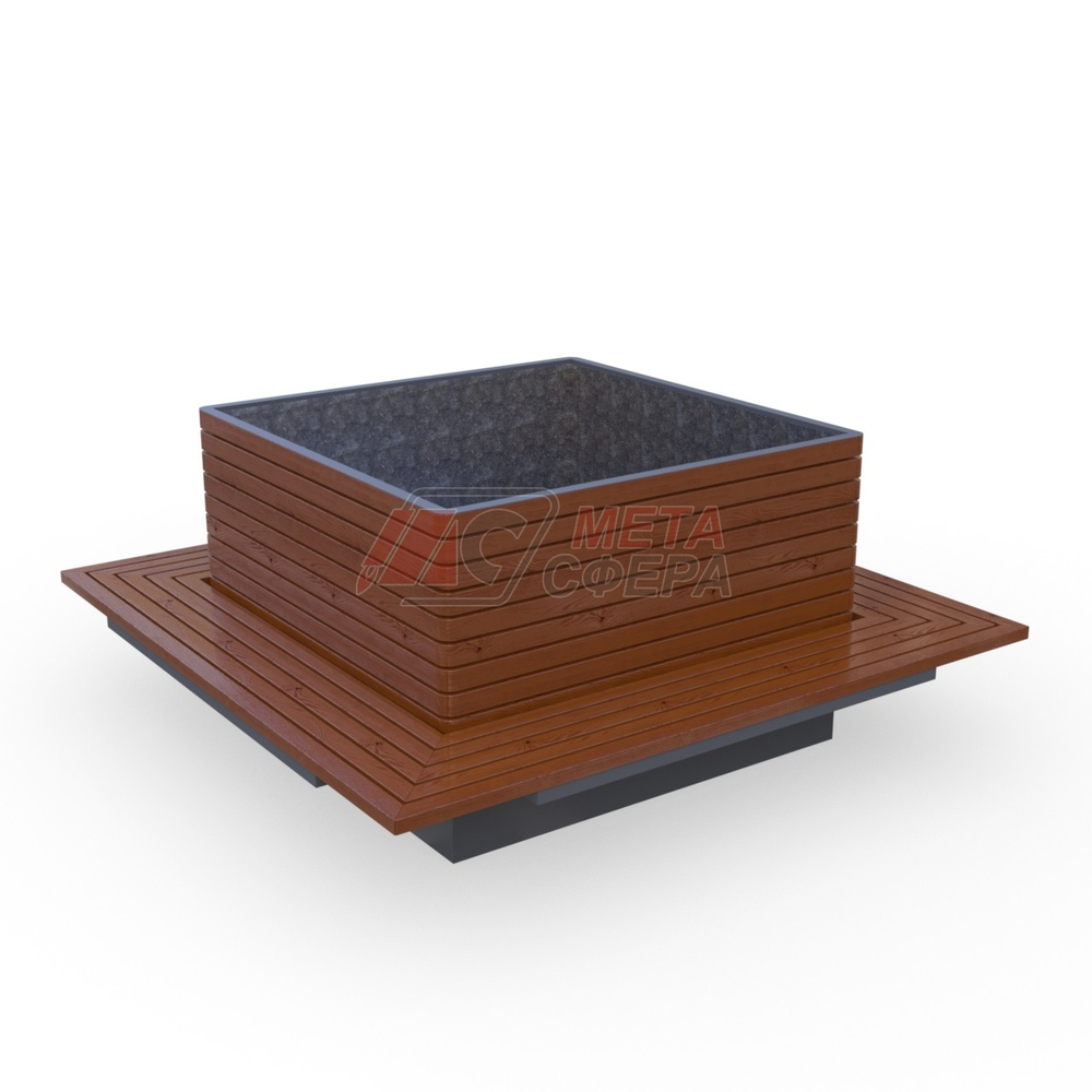 Вазон для растений с сиденьем KVA650