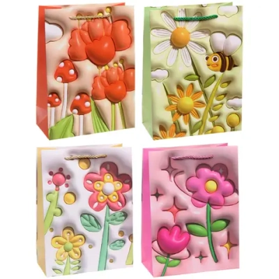 Пакет подарочный «Детство» 18*24*8.5 см, микс