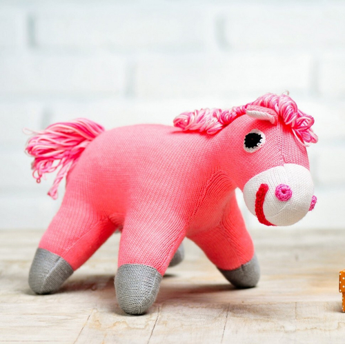 Вязаная игрушка Лошадка Ромашка, Фрея