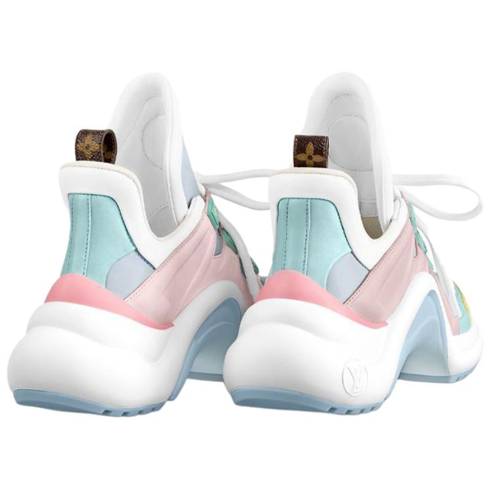 LOUIS VUITTON Lv Archlight Sneakers "Blue Pink White" Women"s