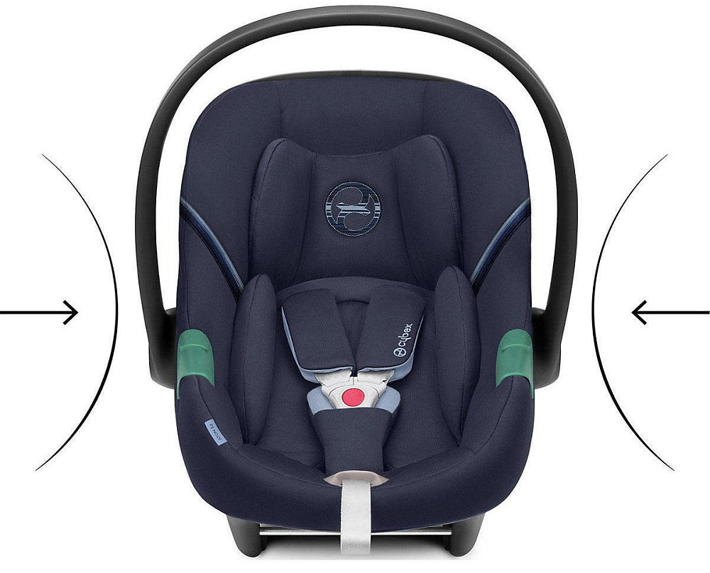 Коляска Cybex Balios S Lux SLV complete Aton S2 Ocean Blue 3 в 1 Stone Grey с дождевиками