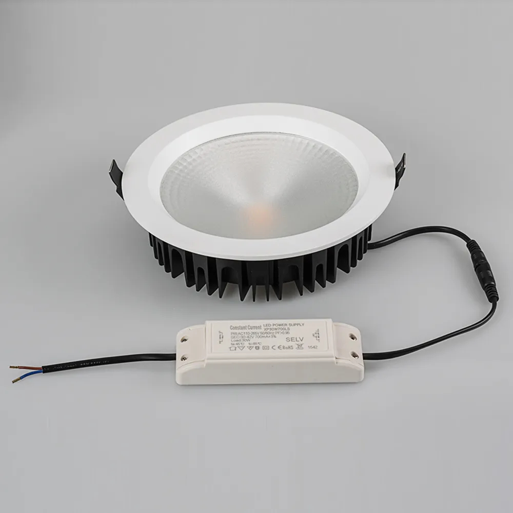 Светодиодный светильник LTD-220WH-FROST-30W Warm White 110deg (Arlight, IP44 Металл, 3 года) 021070